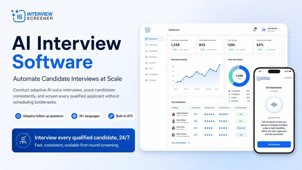 AI Interview Software: Automate Candidate Interviews at Scale
